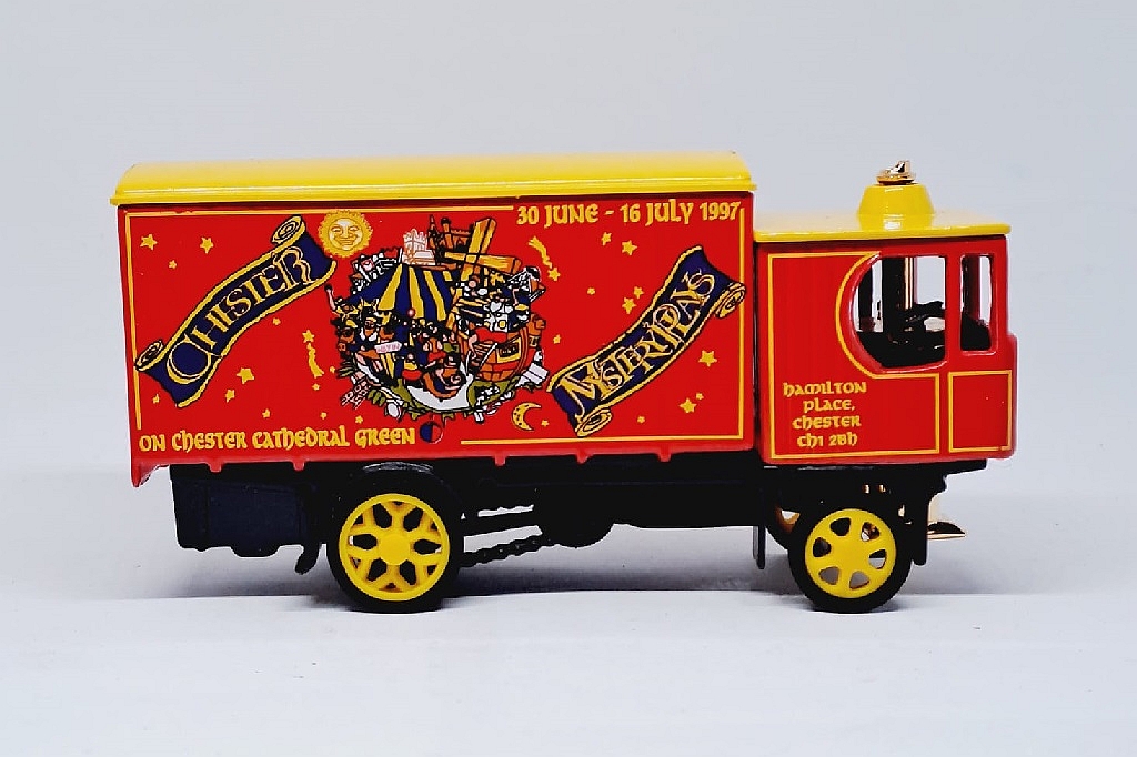 Matchbox Collectibles YY048/SB; 1929 Garrett Steam Wagon; Chester Mystery Plays